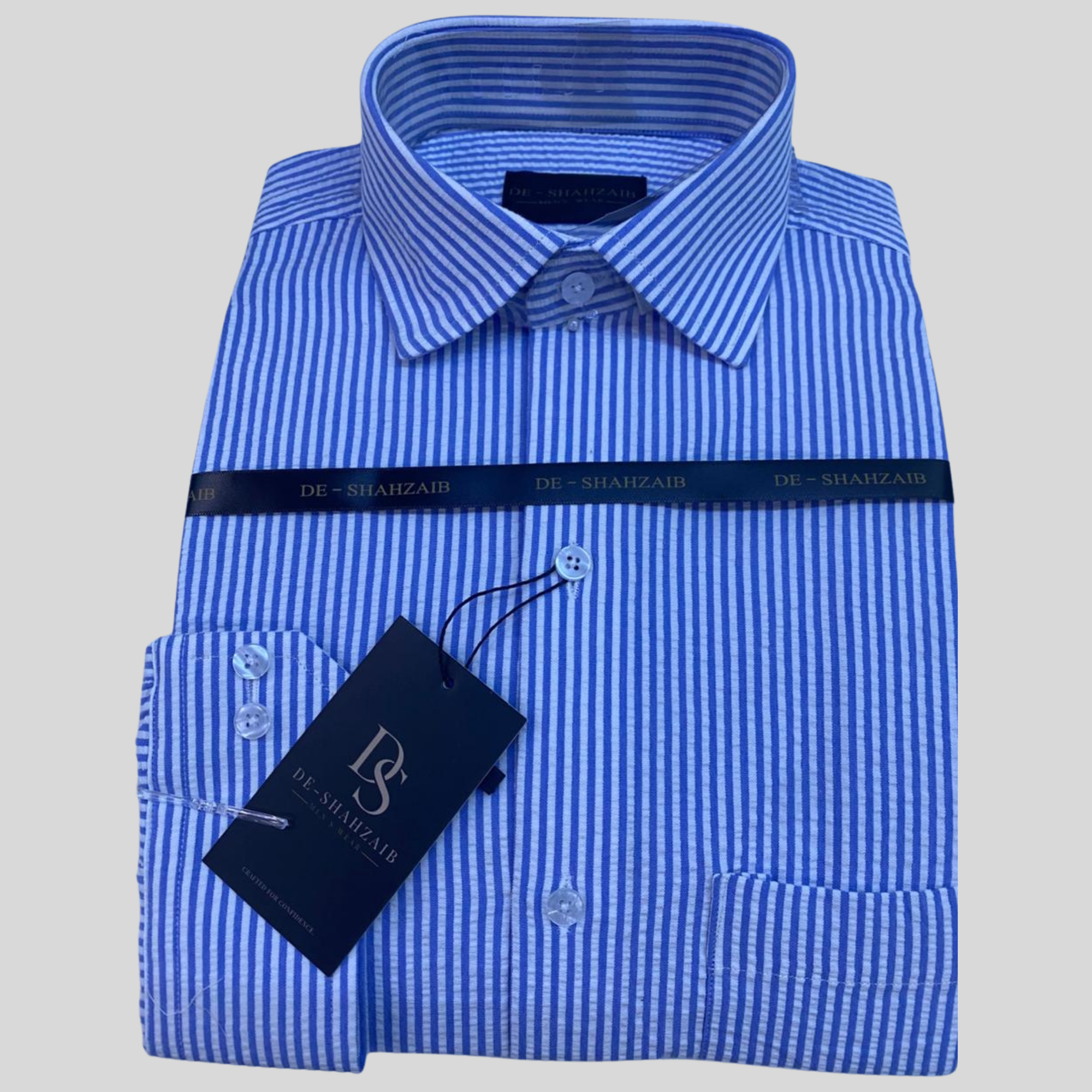 Blue & White Stripped Shirt